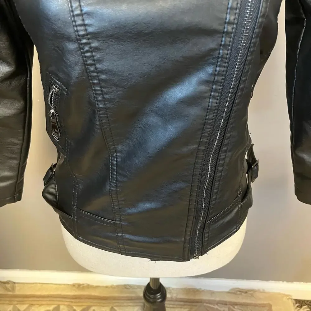 LJYH pleather leather jacket 11-12 years‎